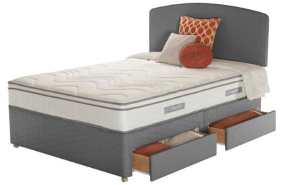 Sealy Repose Cushion Top Kingsize 4 Drawer Divan
